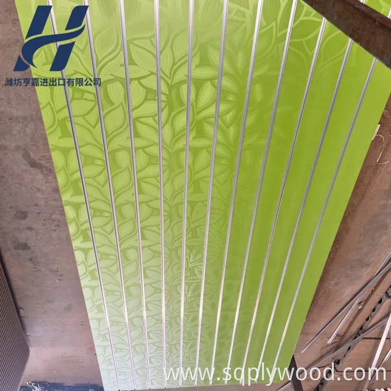 Cheap Price 15mm 17mm 18mm Slotted Decorative Wall Panel Melamine Slot MDF Board Panels